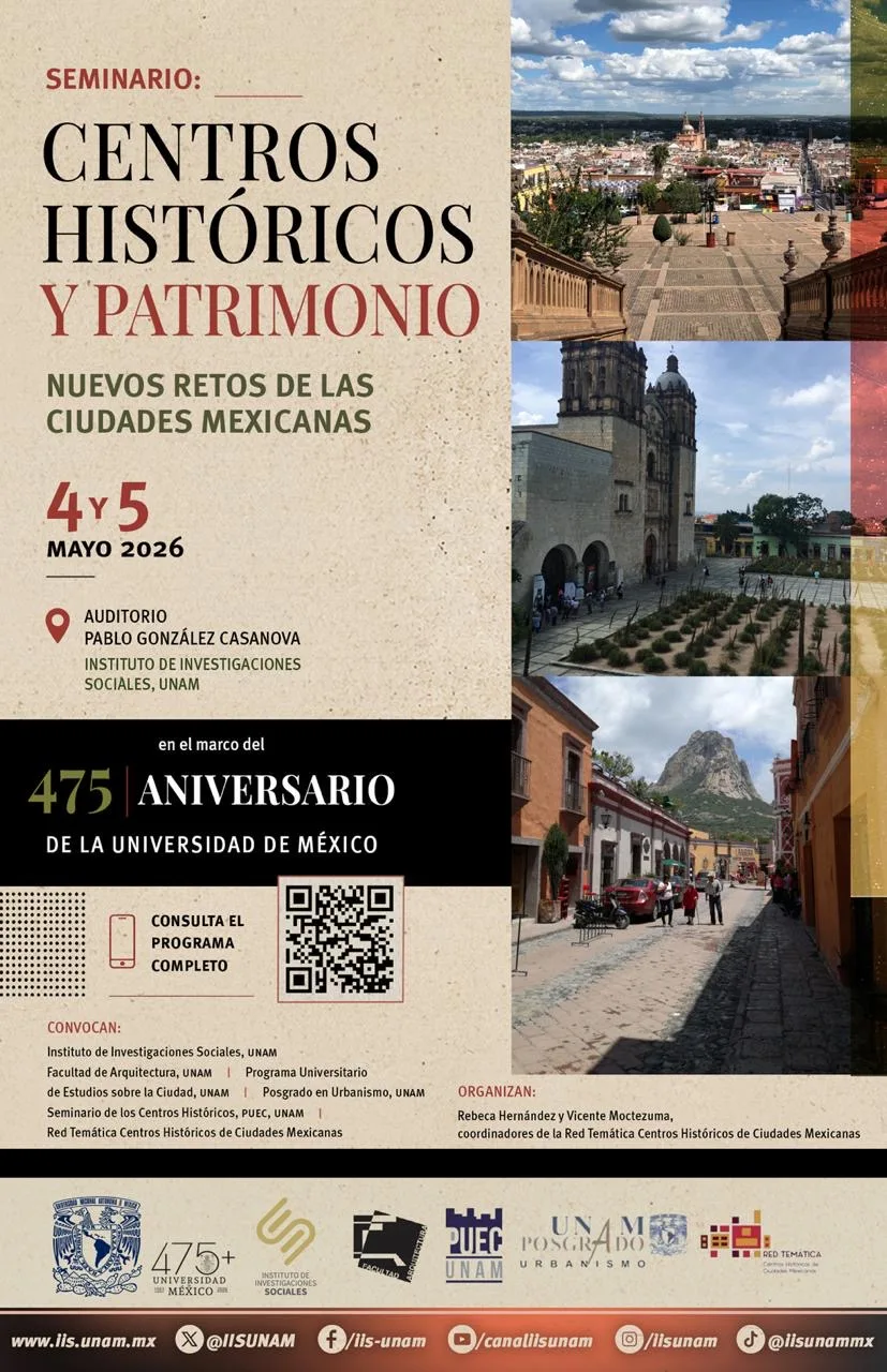 Seminario: Centros históricos y patrimonio nuevos retos de las ciudades mexicanas