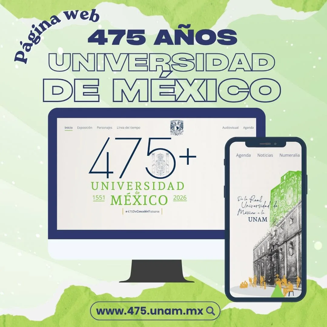 Presentan página conmemorativa por los 475 años de la Universidad de México